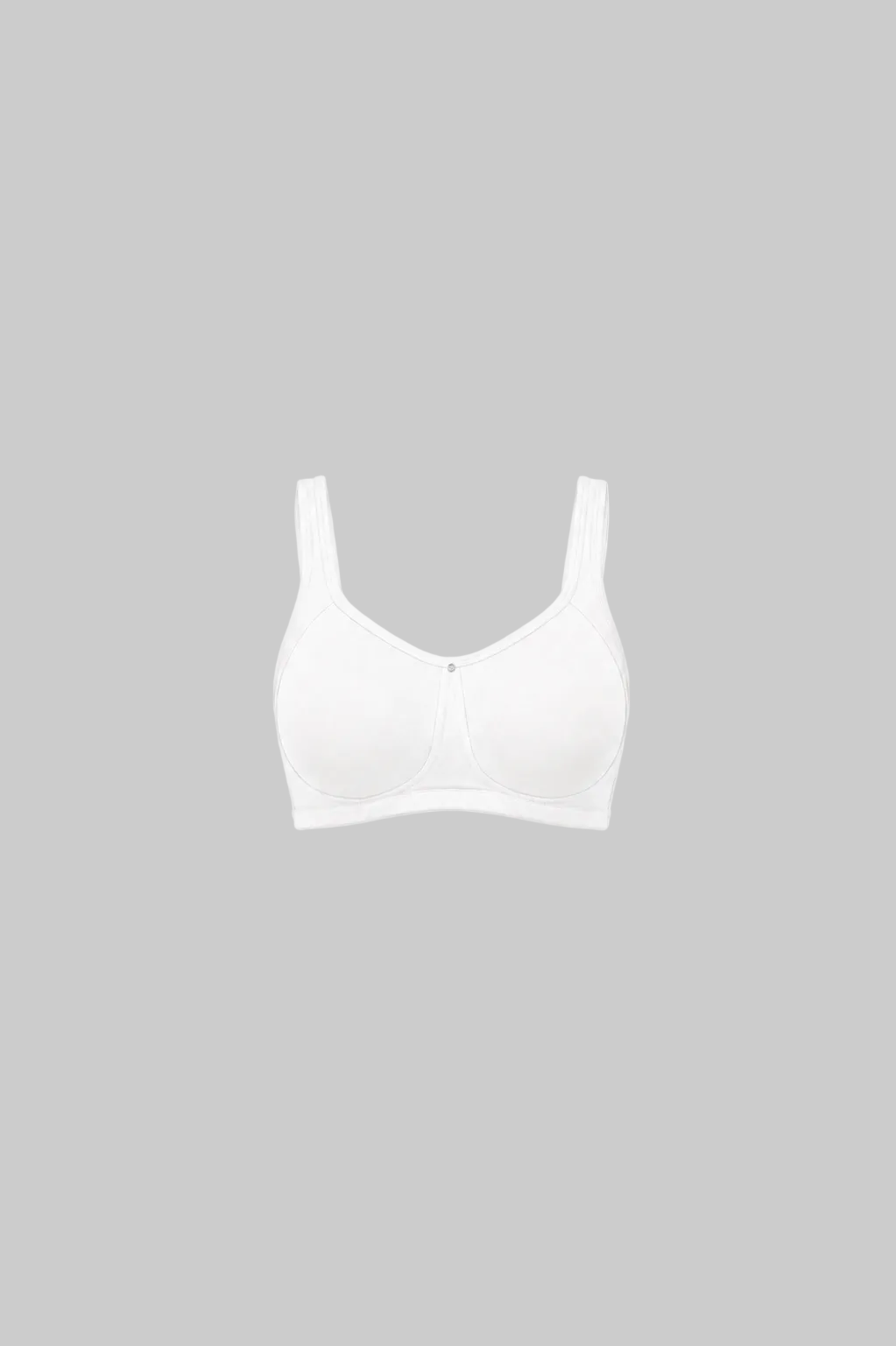 Amante Cotton Super Support Solid Non-Padded Non-Wired Bra – White