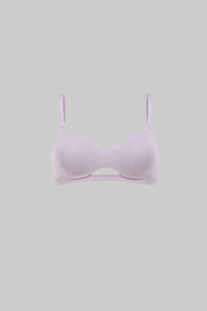 Enamor Innovations CloudSoft, Invisi Neckline Women's Cotton Everyday T-Shirt Bra - Padded, Wirefree, Medium Coverage - A032
