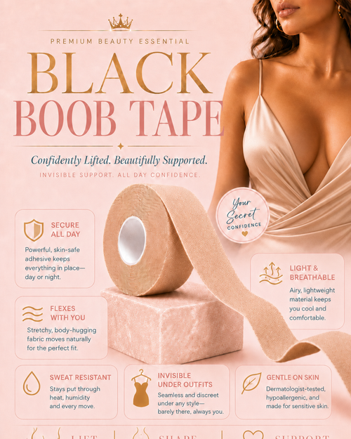 After Dusk Strong-Hold Adhesive Boob Tape-Beige