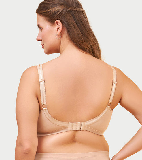 Enamor Full Support Super Lift Women's Cotton Everyday Minimizer Bra - Non Padded, Wirefree, Full Coverage - A112