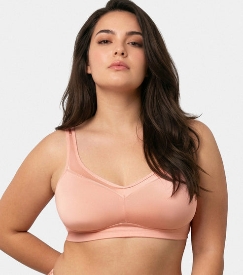 Enamor Full Support Super Lift Women's Cotton Everyday Minimizer Bra - Non Padded, Wirefree, Full Coverage - A112