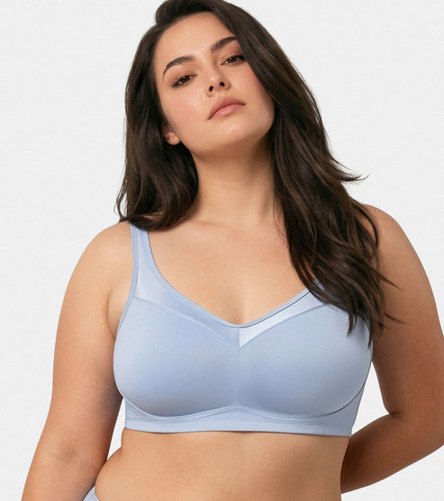 Enamor Full Support Super Lift Women's Cotton Everyday Minimizer Bra - Non Padded, Wirefree, Full Coverage - A112