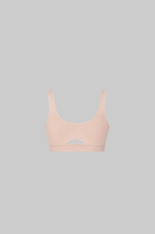 Enamor Low Impact Women's Cotton Everyday Sports Bra - All Day Comfort, Non Padded, Wirefree, High Coverage - SB06 - Pearl